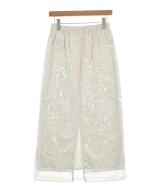 green label relaxing（グリーンレーベルリラクシング）ロング・マキシ丈スカート 白 サイズ:-(M位) レディース/2200693562092