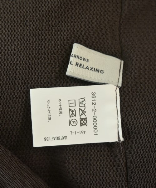 green label relaxing（グリーンレーベルリラクシング）Tシャツ・カットソー 茶 サイズ:-(XS位) レディース/2200693852032