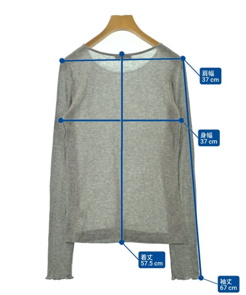 green label relaxing（グリーンレーベルリラクシング）Tシャツ・カットソー グレー サイズ:-(M位) レディース/2200693852070