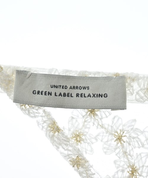 green label relaxing（グリーンレーベルリラクシング）バンダナ・スカーフ 白 サイズ:- レディース/2200693852254