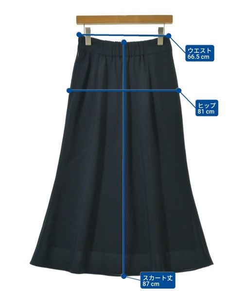 green label relaxing（グリーンレーベルリラクシング）ロング・マキシ丈スカート 紺 サイズ:38(M位) レディース/2200697264022