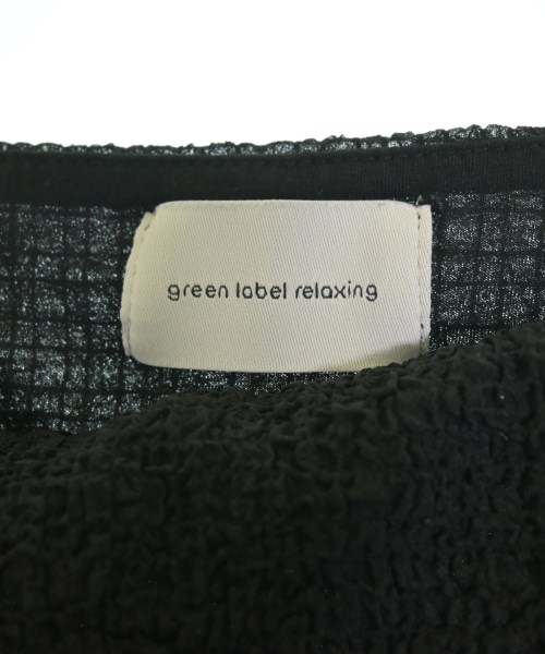 green label relaxing（グリーンレーベルリラクシング）ブラウス 黒 サイズ:-(S位) レディース/2200688541071