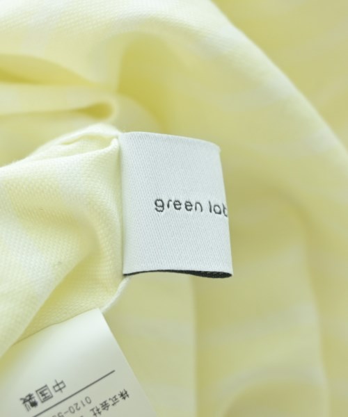 green label relaxing（グリーンレーベルリラクシング）カジュアルシャツ 黄 サイズ:F レディース/2200694685080
