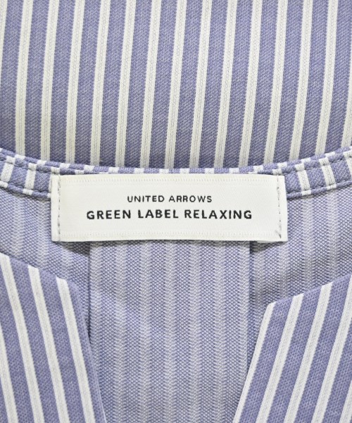 green label relaxing（グリーンレーベルリラクシング）ブラウス 紺 サイズ:F レディース/2200694472048