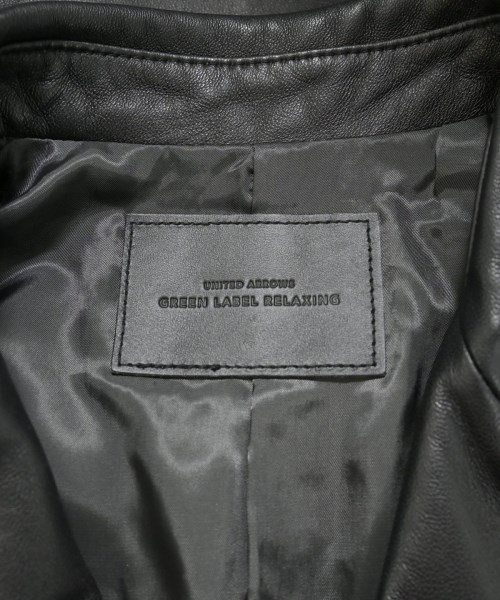green label relaxing（グリーンレーベルリラクシング）ライダース 黒 サイズ:40(M位) レディース/2200698991019
