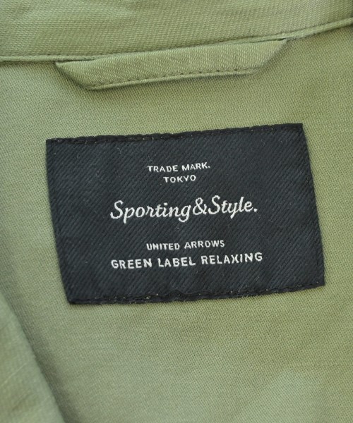 green label relaxing（グリーンレーベルリラクシング）ミリタリーブルゾン カーキ サイズ:40(M位) レディース/2200693720041