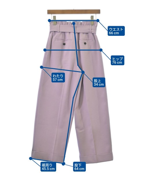 green label relaxing（グリーンレーベルリラクシング）スラックス 紫 サイズ:36(S位) レディース/2200695546014