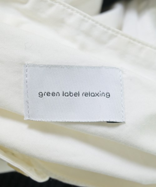 green label relaxing（グリーンレーベルリラクシング）カジュアルシャツ 白 サイズ:F レディース/2200697112019