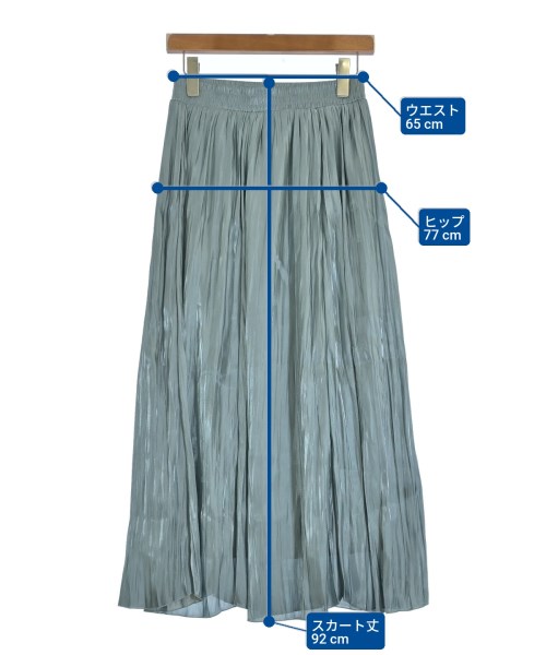 green label relaxing（グリーンレーベルリラクシング）ロング・マキシ丈スカート 青 サイズ:-(M位) レディース/2200696042089