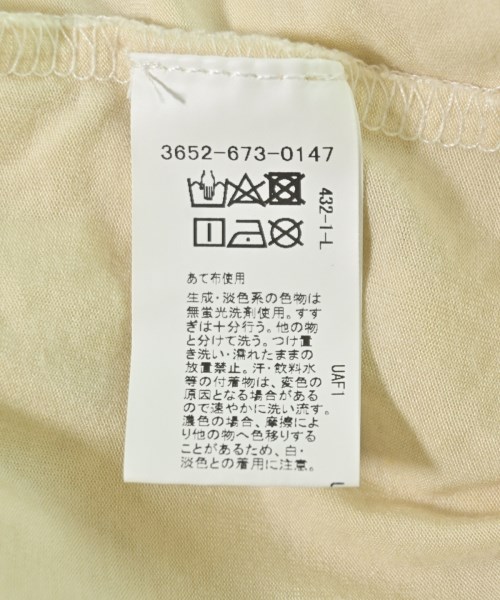 green label relaxing（グリーンレーベルリラクシング）Tシャツ・カットソー 黄 サイズ:F レディース/2200695397050