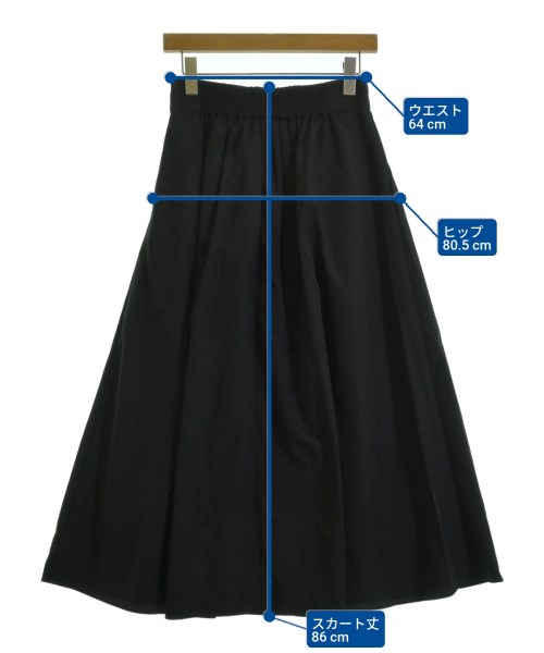 green label relaxing（グリーンレーベルリラクシング）ロング・マキシ丈スカート 黒 サイズ:38(M位) レディース/2200695939144