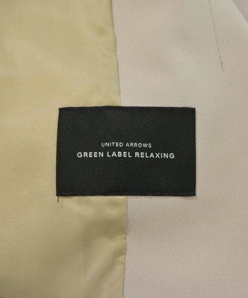 green label relaxing（グリーンレーベルリラクシング）テーラードジャケット ベージュ サイズ:38(M位) レディース/2200697859075