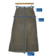 green label relaxing（グリーンレーベルリラクシング）ロング・マキシ丈スカート 茶 サイズ:36(S位) レディース/2200688669911