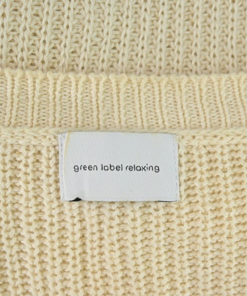 green label relaxing（グリーンレーベルリラクシング）ニット・セーター 白 サイズ:F レディース/2200688669959