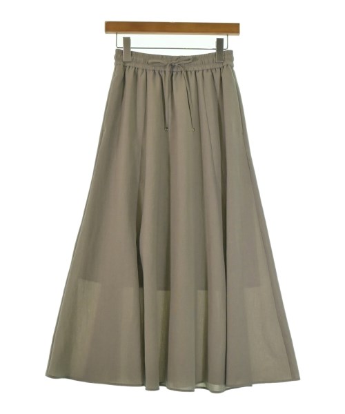 green label relaxing(グリーンレーベルリラクシング)ロング・マキシ丈スカート グレー サイズ:SH(S位)/2200699230131