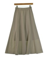 green label relaxing（グリーンレーベルリラクシング）ロング・マキシ丈スカート グレー サイズ:SH(S位) レディース/2200699230131