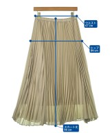 green label relaxing（グリーンレーベルリラクシング）ロング・マキシ丈スカート グレー サイズ:38(M位) レディース/2200697964113