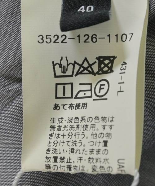 green label relaxing（グリーンレーベルリラクシング）ノーカラージャケット グレー サイズ:40(M位) レディース/2200699840187