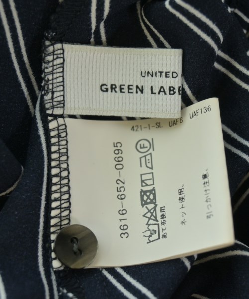 green label relaxing（グリーンレーベルリラクシング）ブラウス 紺 サイズ:F レディース/2200697132277
