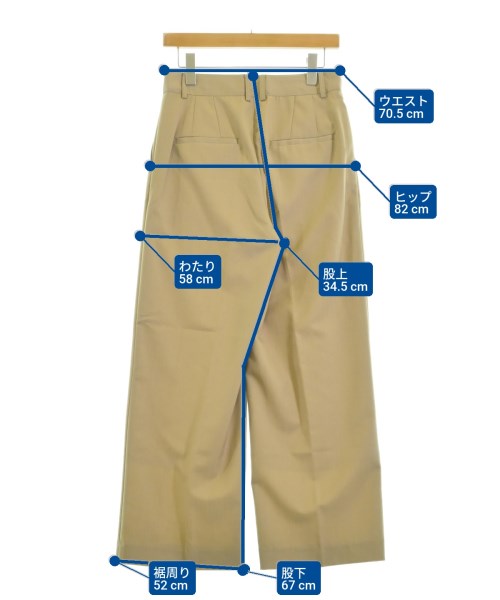 green label relaxing（グリーンレーベルリラクシング）スラックス ベージュ サイズ:40(M位) レディース/2200647339107