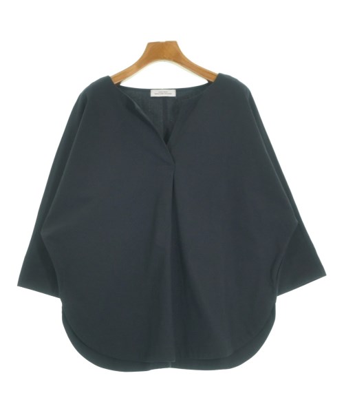 green label relaxing(グリーンレーベルリラクシング)ブラウス 紺 サイズ:F/2200650249066