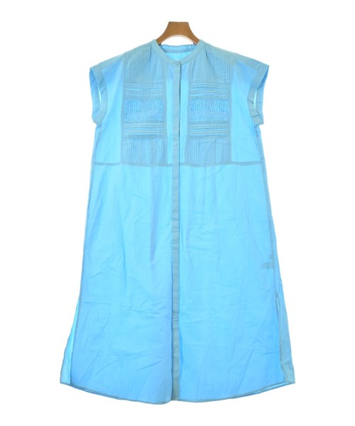 green label relaxing(グリーンレーベルリラクシング)シャツワンピース 青 サイズ:F/2200650524019