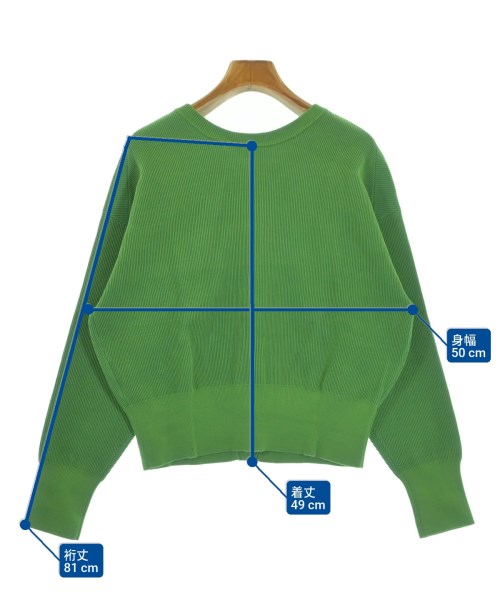 green label relaxing（グリーンレーベルリラクシング）カーディガン 緑 サイズ:-(M位) レディース/2200650524026