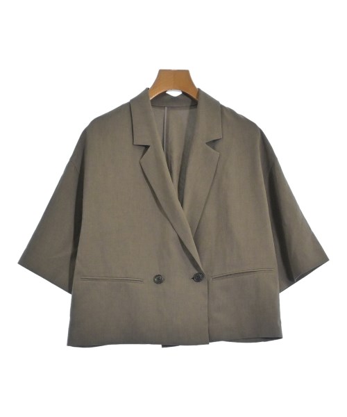 green label relaxing(グリーンレーベルリラクシング)カジュアルジャケット 茶 サイズ:F/2200654737071