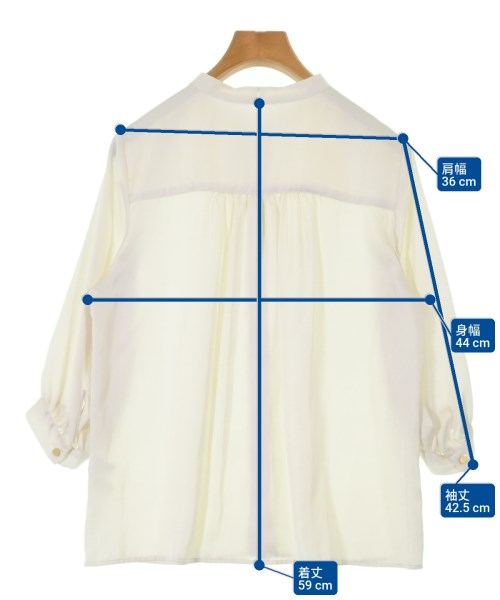 green label relaxing（グリーンレーベルリラクシング）ブラウス ベージュ サイズ:F レディース/2200645102093