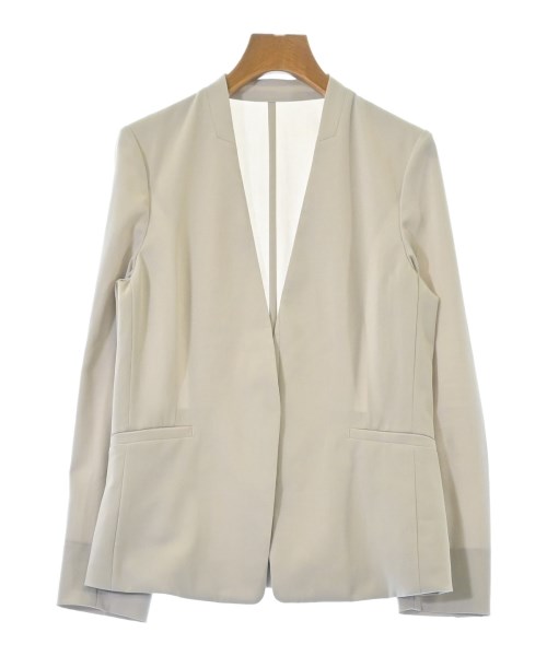 green label relaxing(グリーンレーベルリラクシング)ノーカラージャケット ベージュ サイズ:38(M位)/2200647716021