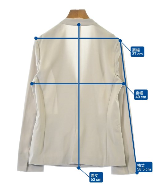 green label relaxing（グリーンレーベルリラクシング）ノーカラージャケット ベージュ サイズ:38(M位) レディース/2200647716021