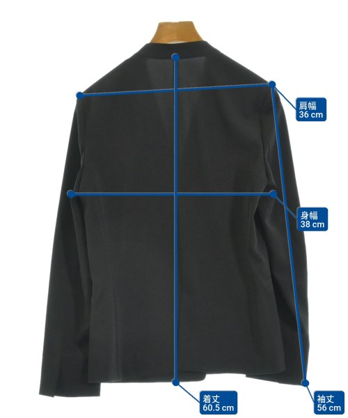 green label relaxing（グリーンレーベルリラクシング）ジャケット 黒 サイズ:36(S位) レディース/2200649957019