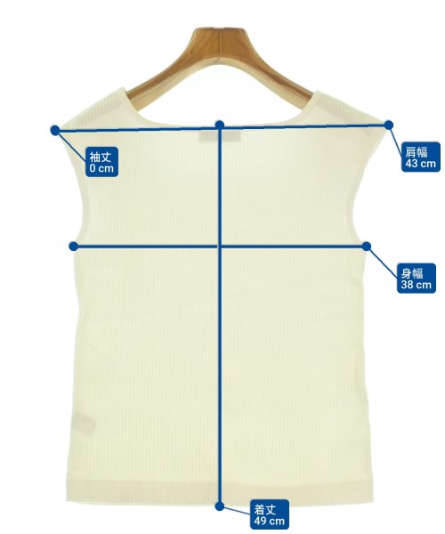 green label relaxing（グリーンレーベルリラクシング）タンクトップ 白 サイズ:F レディース/2200651688093