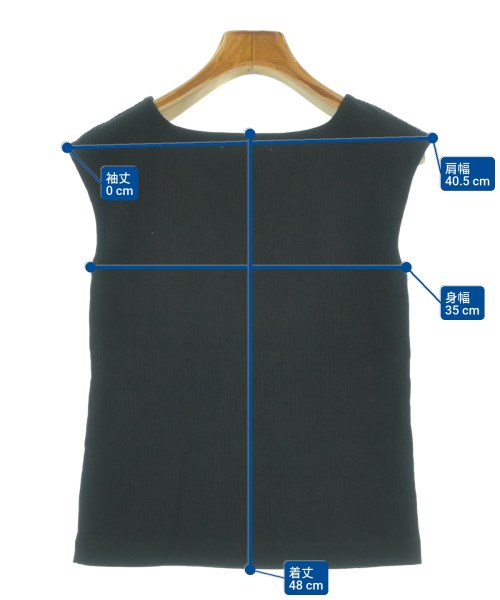 green label relaxing（グリーンレーベルリラクシング）タンクトップ 黒 サイズ:F レディース/2200651688109