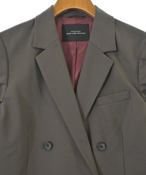 green label relaxing（グリーンレーベルリラクシング）テーラードジャケット 茶 サイズ:40(M位) レディース/2200648383024