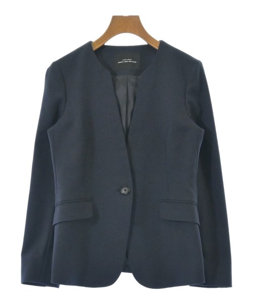 green label relaxing(グリーンレーベルリラクシング)ノーカラージャケット 紺 サイズ:38(M位)/2200648383031