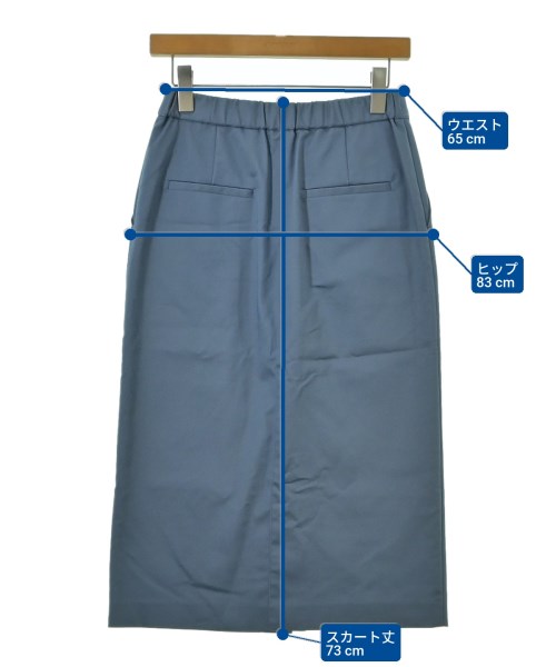 green label relaxing（グリーンレーベルリラクシング）ロング・マキシ丈スカート 青 サイズ:38(M位) レディース/2200650628014