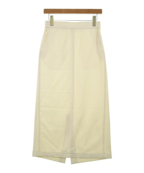 green label relaxing(グリーンレーベルリラクシング)ロング・マキシ丈スカート 白 サイズ:F/2200630469026