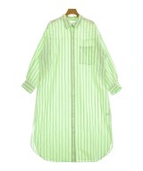green label relaxing（グリーンレーベルリラクシング）シャツワンピース 緑 サイズ:F レディース/2200651709095