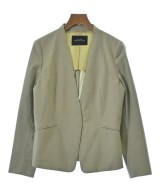green label relaxing（グリーンレーベルリラクシング）ノーカラージャケット カーキ サイズ:40(M位) レディース/2200656658015