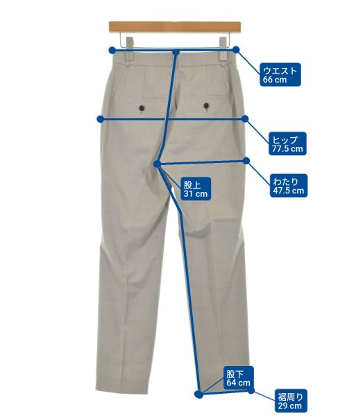 green label relaxing（グリーンレーベルリラクシング）スラックス ベージュ サイズ:36(S位) レディース/2200656932153