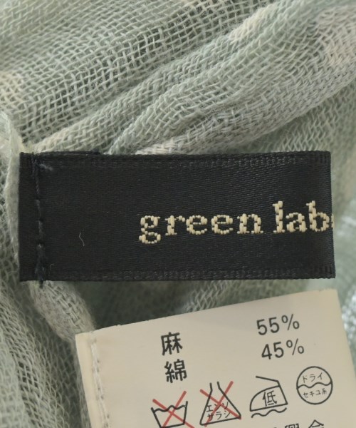 green label relaxing（グリーンレーベルリラクシング）ストール 緑 サイズ:- レディース/2200647151051