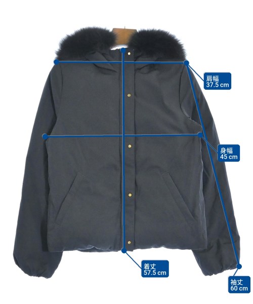 green label relaxing（グリーンレーベルリラクシング）ダウンジャケット/ダウンベスト 紺 サイズ:36(S位) レディース/2200648233039