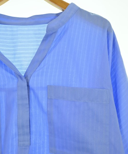 green label relaxing（グリーンレーベルリラクシング）カジュアルシャツ 青 サイズ:F レディース/2200652220063