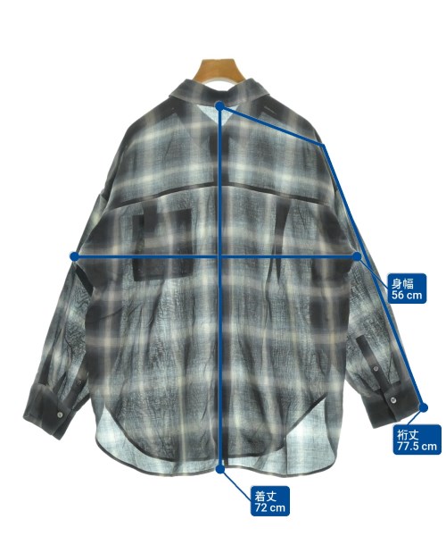 green label relaxing（グリーンレーベルリラクシング）カジュアルシャツ 青 サイズ:F レディース/2200653500034