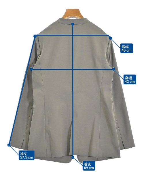 green label relaxing（グリーンレーベルリラクシング）テーラードジャケット グレー サイズ:40(M位) レディース/2200654581032