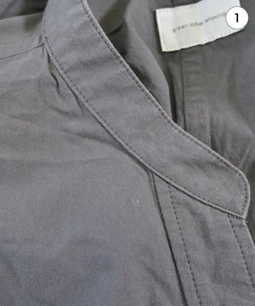 green label relaxing（グリーンレーベルリラクシング）ブラウス グレー サイズ:F レディース/2200654581070