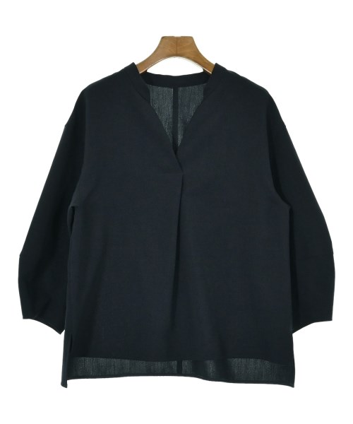 green label relaxing(グリーンレーベルリラクシング)ブラウス 黒 サイズ:F/2200654581087