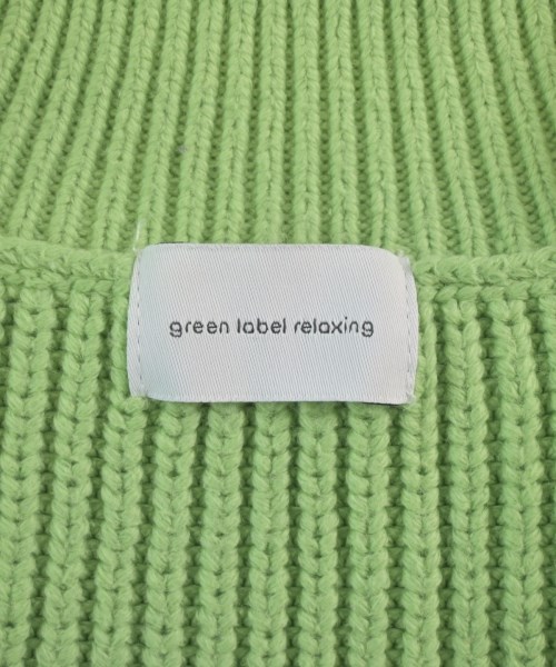 green label relaxing（グリーンレーベルリラクシング）ニット・セーター 緑 サイズ:F レディース/2200654581131