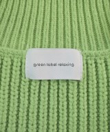 green label relaxing（グリーンレーベルリラクシング）ニット・セーター 緑 サイズ:F レディース/2200654581131